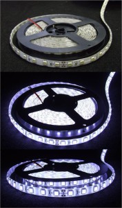LED pásek bílá 12V ( čip 5050 )