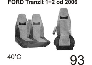 autopotahy FORD Tranzit 1+2 od 2006