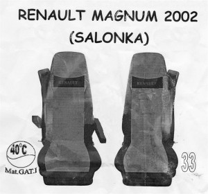 autopotahy RENAULT - č.33 - Magnum 2002 DUO Salonka