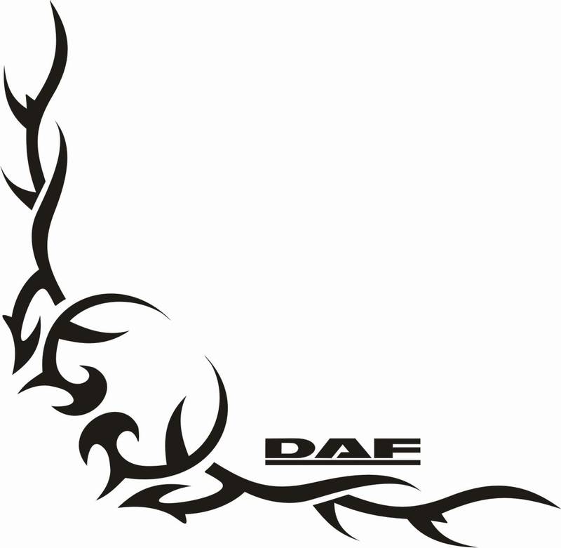 samolepka Dekor DAF 051